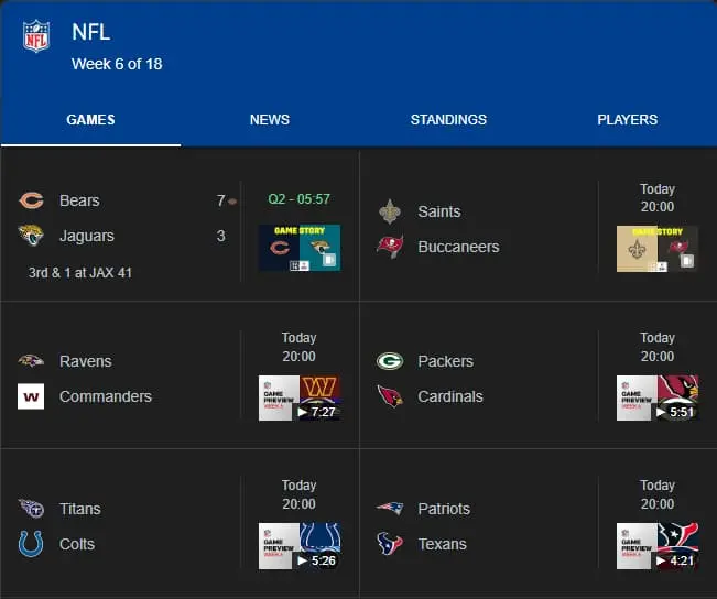 NFL Week 6. Picks, Predictions, and Odds